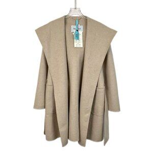 Max Mara Wool & Cashmere Hooded Coat